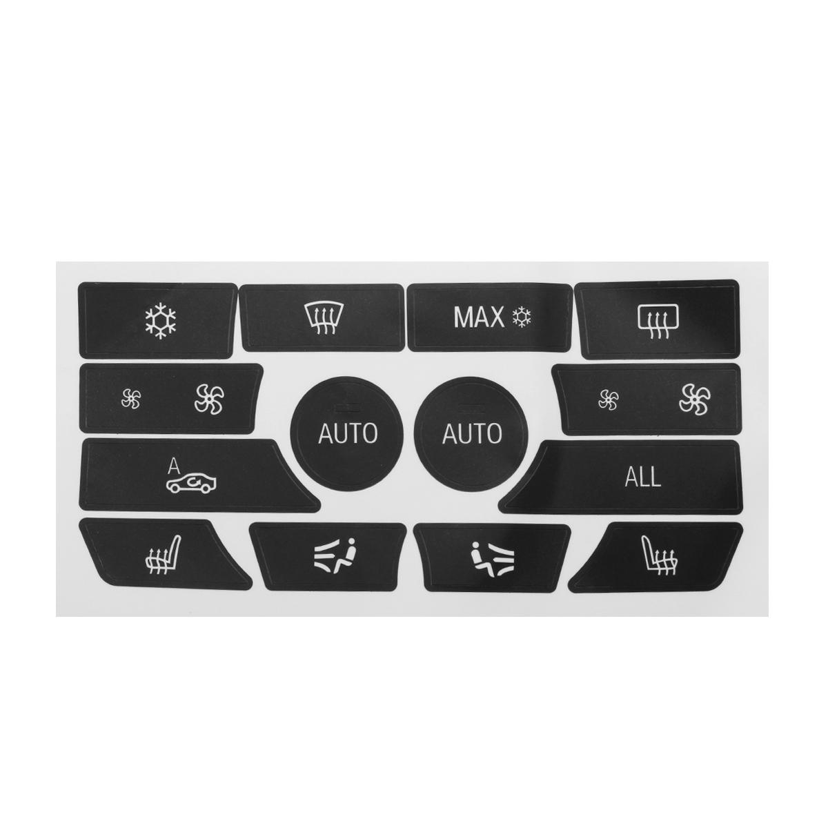 Dash Climate Control Auto Stereo Paneelknop Reparatie stickeret Voor BMW 5-serie 09-15