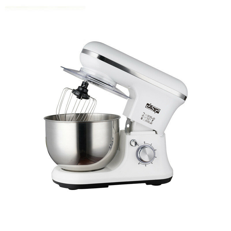 

DSP KM3043 1200W 5.5L Stand Mixer 6 Speed Adjustment Lifting Design Stainless Steel Bowl Copper Motor Suitable for Knead