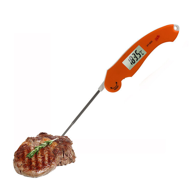 -50 ℃ -300 ℃ Складной Smart BBQ Термометр Экран Дисплей Мясо Питание Электронная Игла Термометр