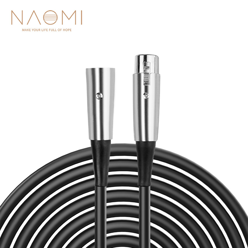

NAOMI XLR Cable Male To Female Professional Audio Cable For Microphones Speakers Sound Consoles