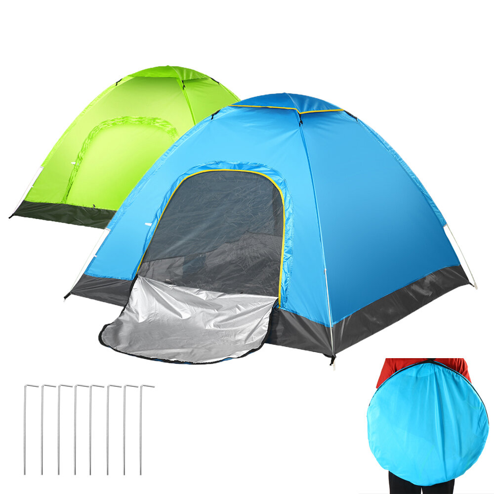 3-4 Persoons Automatische Familie Camping Tent Waterdicht Zonnescherm Luifel Ultralight Instant Luif