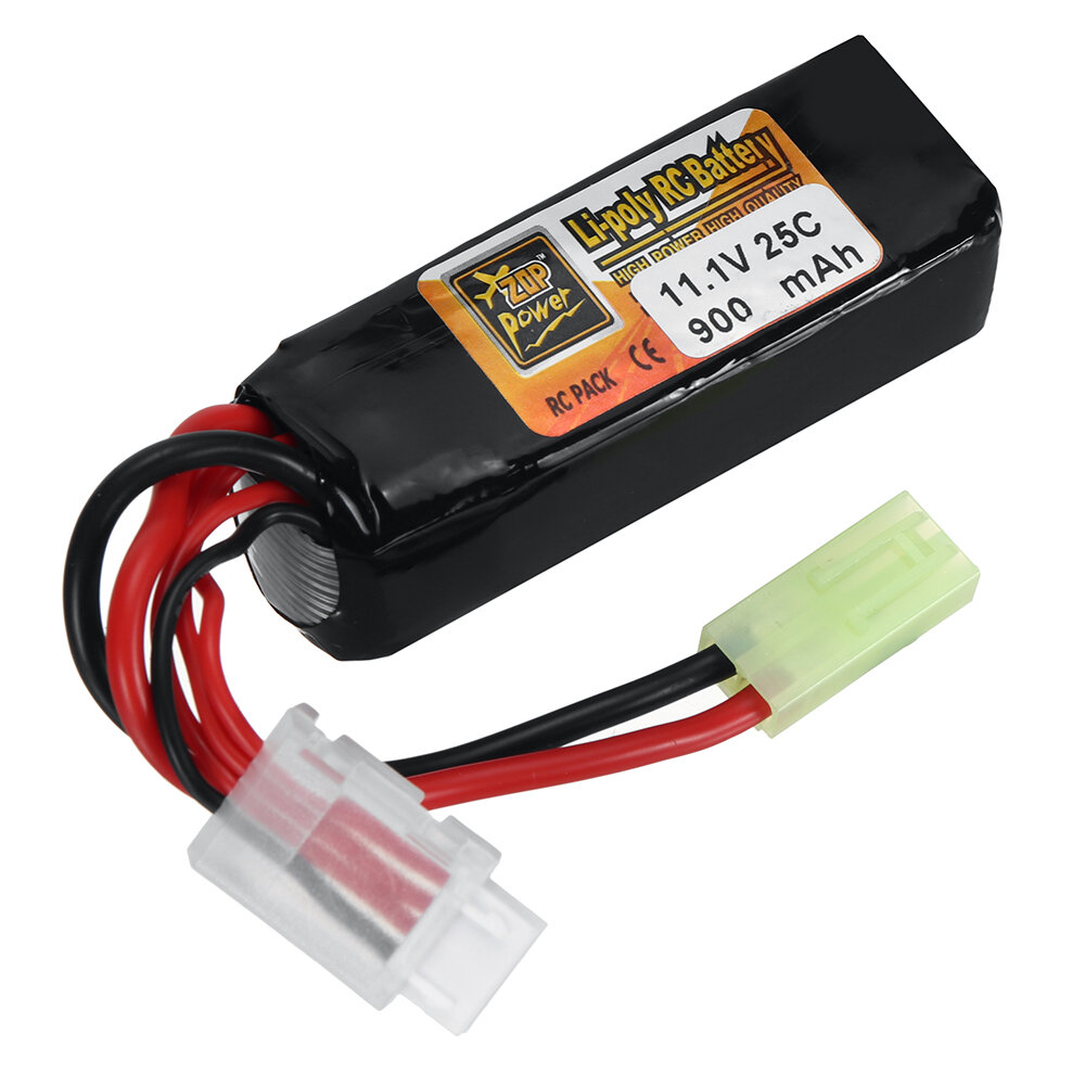 

ZOP Power 3S 11.1V 900mAh 25C LiPo Battery T Plug for RC Car Helicopter Airplane FPV Racing Drone