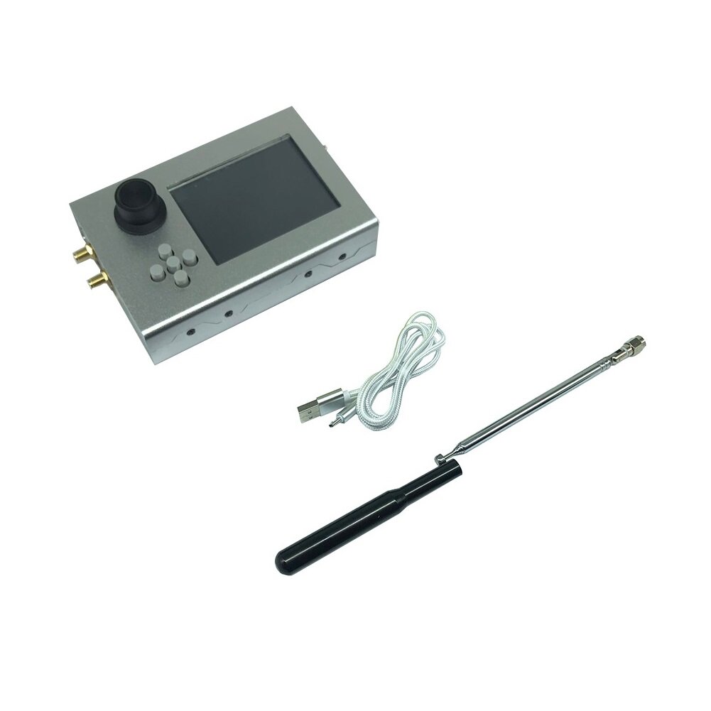 

Aluminum Shell 3.2 Inch Touch LCD HackRF One+PortaPack H2+0.5ppm TXCO GPS Firmware Programmed +Battery with Antenna