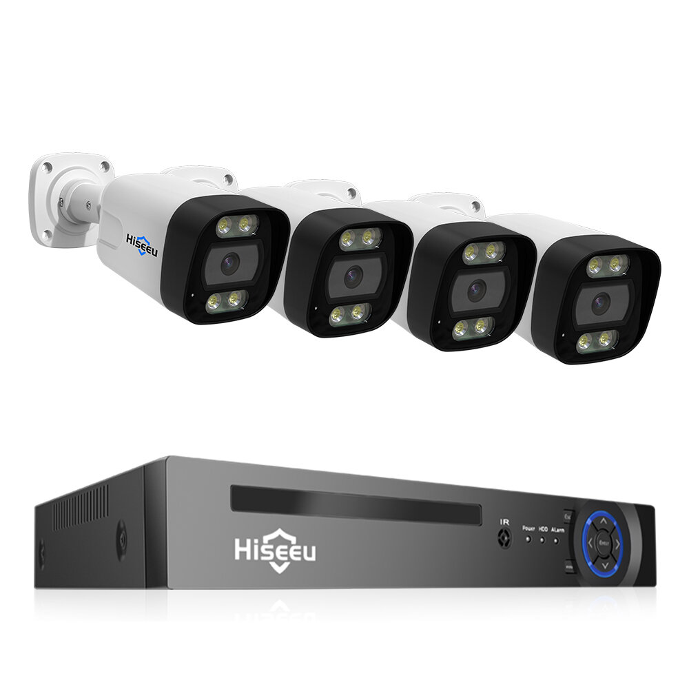 Zestaw monitoringu Hiseeu 8CH PoE Security CCTV za $214.99 / ~890zł