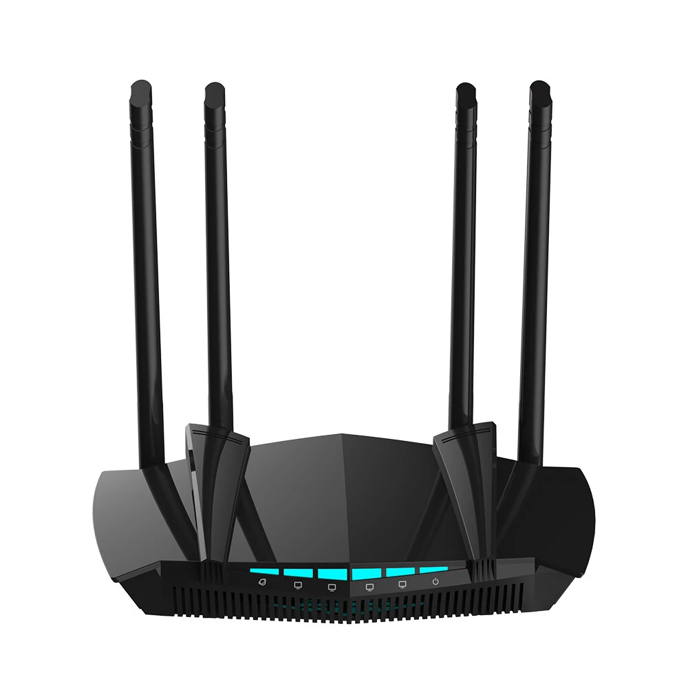 Pixlink AC1200 Wifi Router Double Band Wireless Repeater Gigabit With 4 Antennas Of High Gain Wider Coverageider Coverage - EU Plug