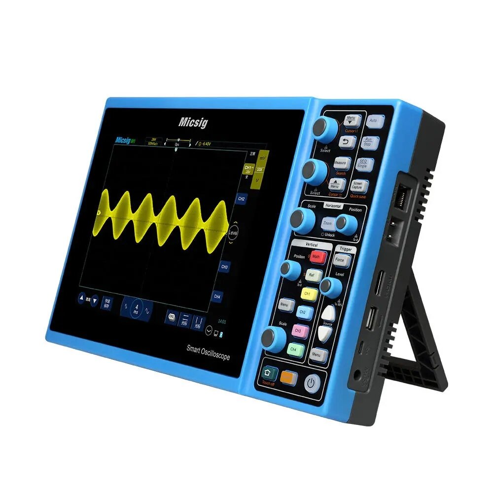Micsig STO1102C Digital Smart Oscilloscope 100MHz 2CH Handheld Oscilloscope Automotive Scopemeter Os