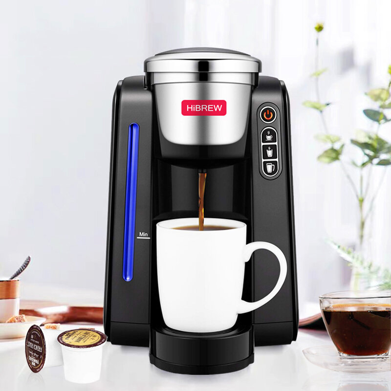 

HiBREW AC505K Automatic Capsule Coffee Machine 220V 1420W 1.4L One Touch Control Panel with Illumination Auto-off Hot Dr