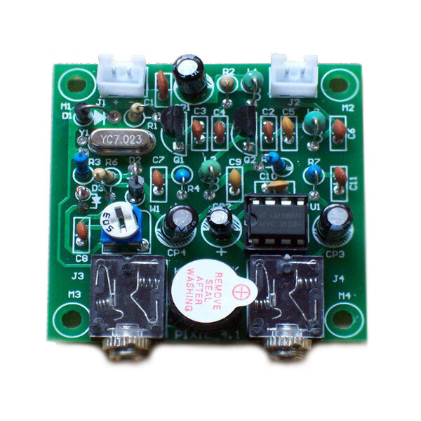 10Pcs DIY QRP Pixie CW Receiver Transmitter Kit 7.023MHz Telegraph Shortwave Radio