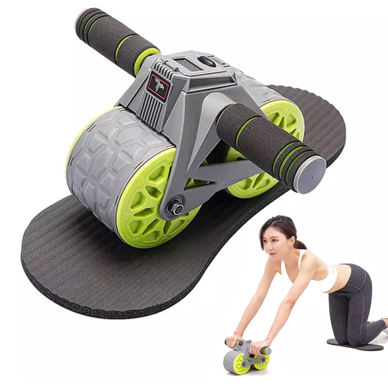 7th Smart Counting Automatic Rebound Abdominal Wheel Home Gym Fitness Equipment No Noise Abdominal M