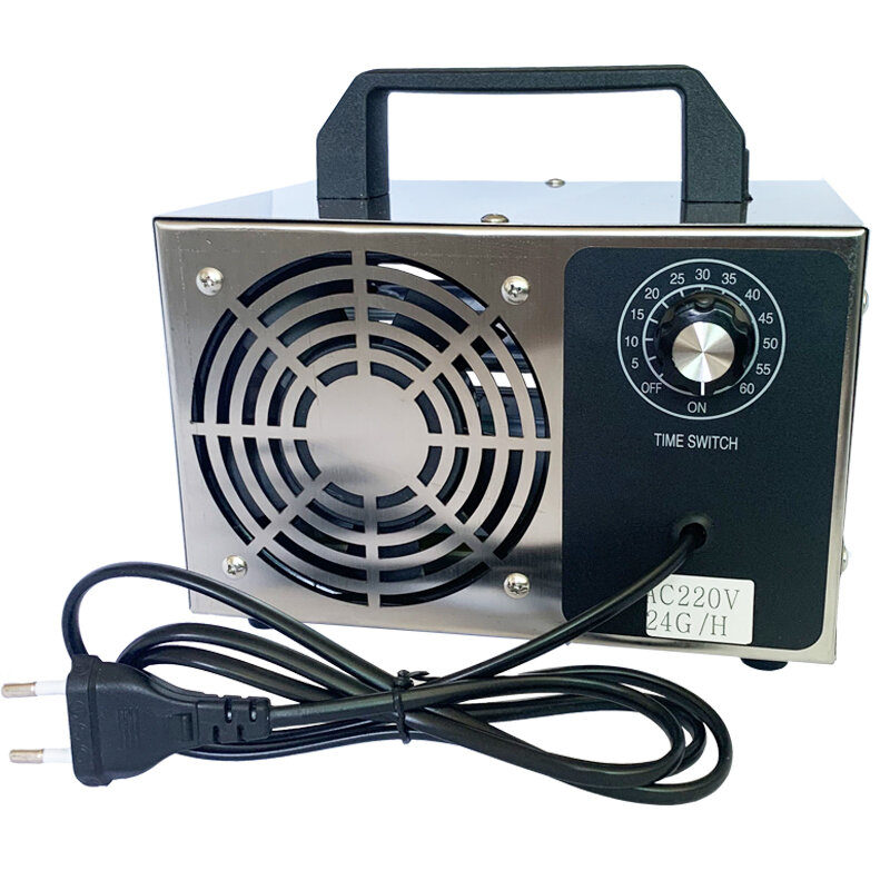 

220V 5g/10g/24g/h Ozone Generator Ozonator Machine Air Purifier Air Oxygen Cleaner Deodorizer Sanitizer Disinfection Wit