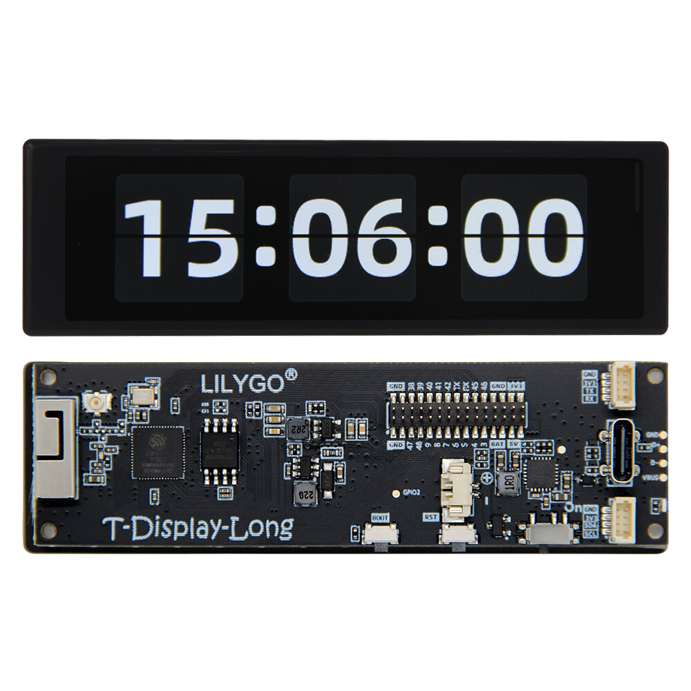 LILYGO® T-Display-S3-Long 3.4-inch Touch Display ESP32-S3 Development Board TFT LCD Wireless Module WiFi Bluetooth 16MB