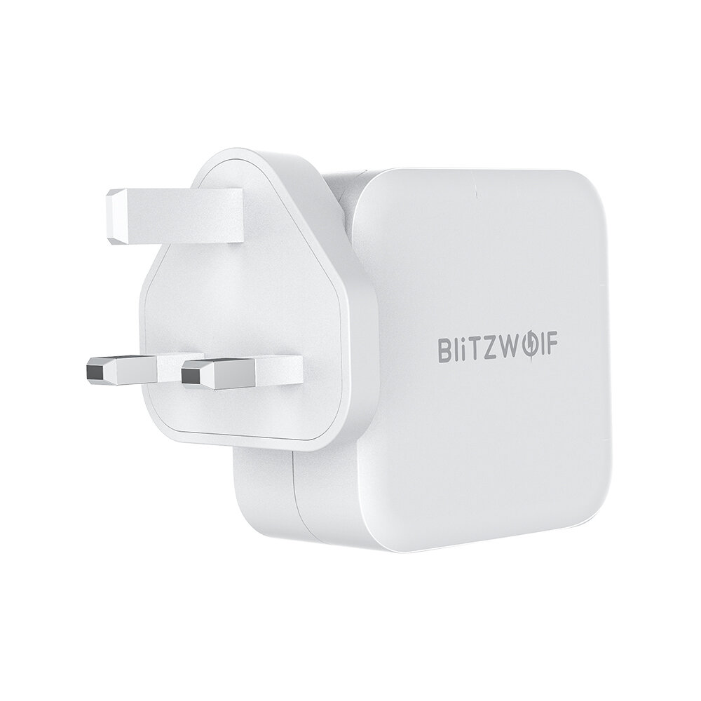 [GaNTech]BlitzWolf®BW-S1865W2ポートUSB-CPDウォールチャージャーPD3.0電力供給サポートQC3.0SCP FCPプロトコルミニアダプター（EUプラグ付き）UKプラグUSプラグ（iPhone 12用）12ミニ12プロ（iPad Pro 20020用）