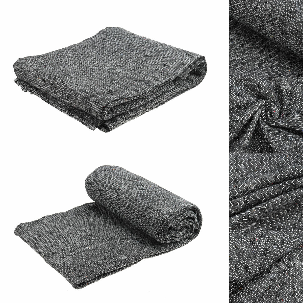 1/5/10PCS 200x150CM Multi-functional Dark Grey Moving Packing Blankets Non-woven Moving Blankets Furniture Pads