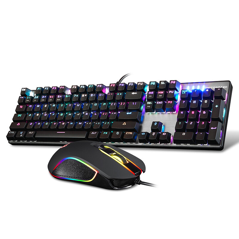 best price,motospeed,ck888,mechanical,keyboard,+,mouse,coupon,price,discount
