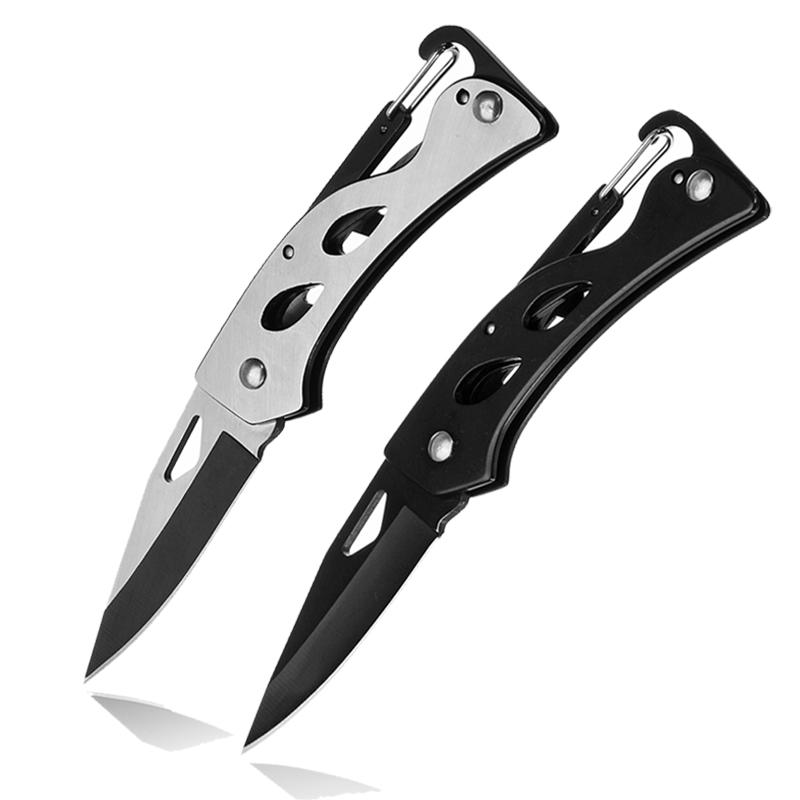 

XANES® 85mm Stainless Steel Multifunction Folding Knife Keychain Outdoor Survival EDC Knife Fishing Tool