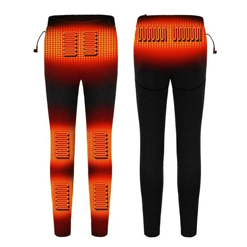TENGOO HP-08 Heated Pants 8 Heating Zone 3 Temperature Adjustment Levels Velvet Thickening Winter Warm Electric Heating Trouser for Men