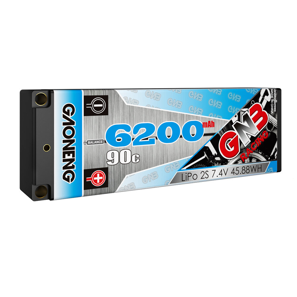 Gaoneng GNB 7.4V 6200mAh 90C 2S Lipo-batterij T / TRX / XT60-stekker voor RC auto