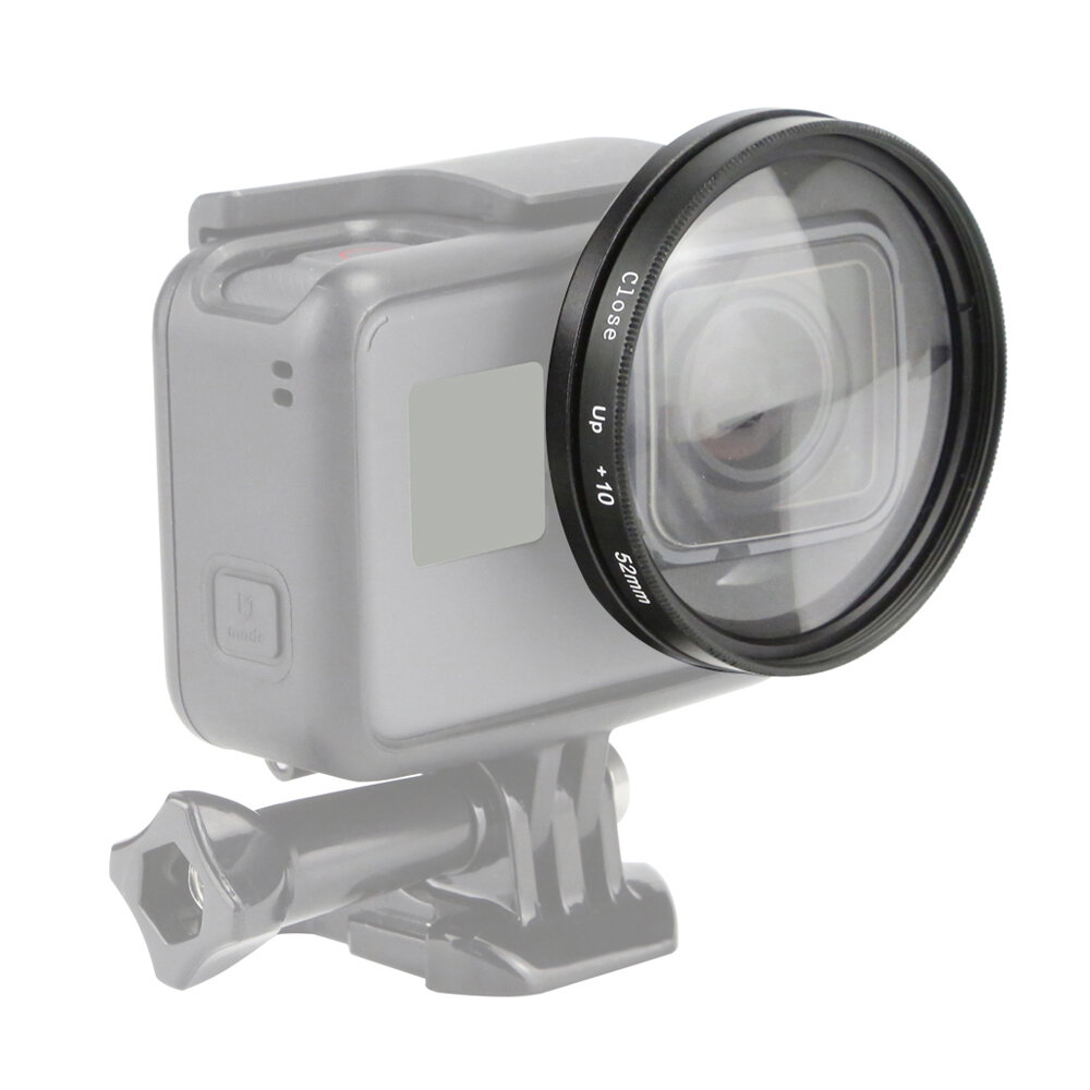 

52mm 10x Magnifier Close Up Объектив для GoPro Hero 5 Hero 6 Увеличительное действие камера Mount