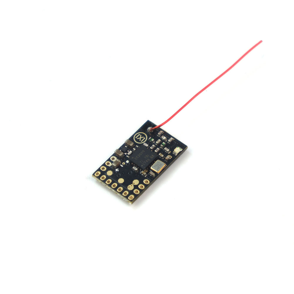AEORC RX345/T 2.4GHz 6CH Mini RC Receiver with Telemetry Integrated 2CH Electromagnetic Servo Contro