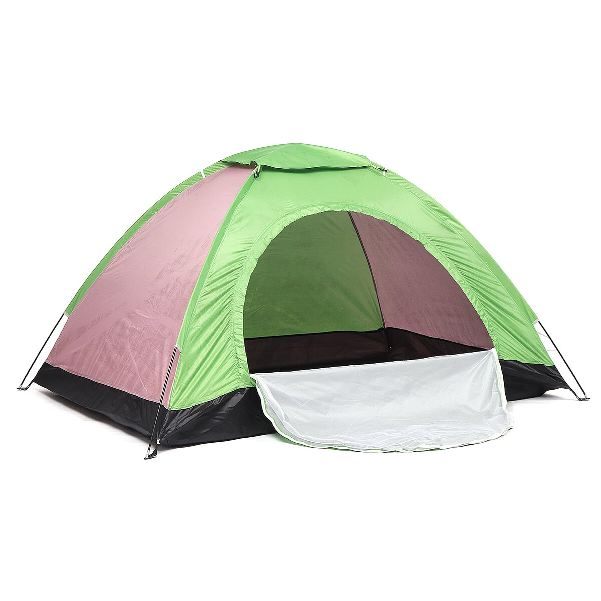 Tente de camping automatique pour 2 personnes, imperméable et résistante aux UV, avec auvent pare-soleil