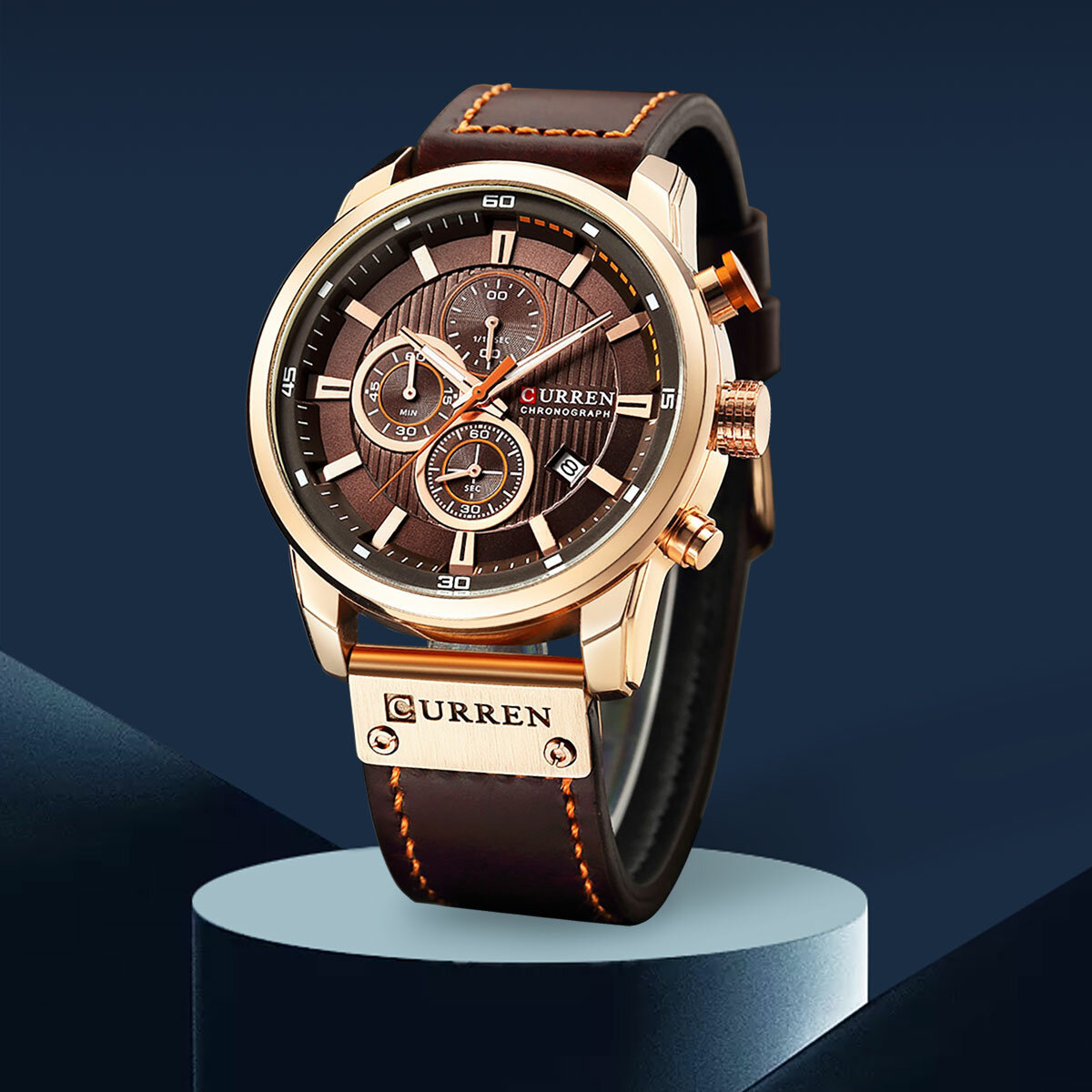 

CURREN 8291 Casual Style Multi Function Quartz Watch Date Display Men Wrist Watch