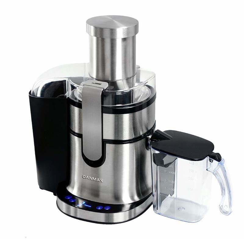 

CANMAX 800W 1.5L Stainless Steel Juicer Slag Juice Separation Large Diameter Mouth Fruit Vegetable Machine with Touch Sc