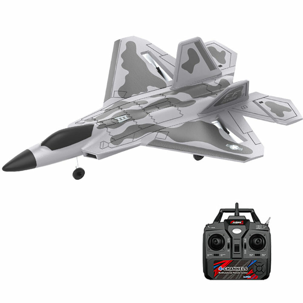 

BM22 F22 F-22 355mm Wingspan 2.4GHz 4CH 3D/6G Switchable EPP Jet RC Airplane Fighter Glider RTF With LED Lights