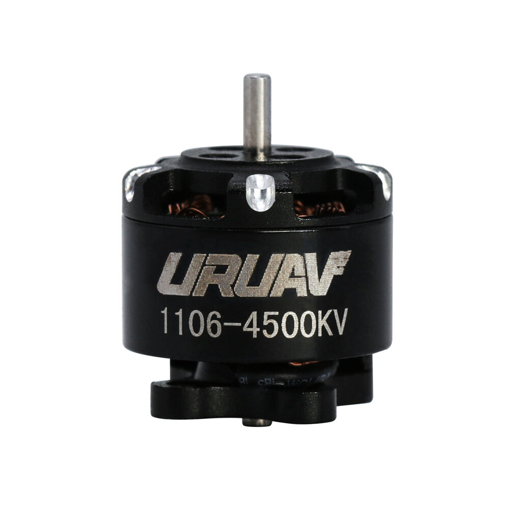 URUAV 1106 4500KV 2-4S Brushless Motor w/ 60mm Cable JST 1.25 Connector