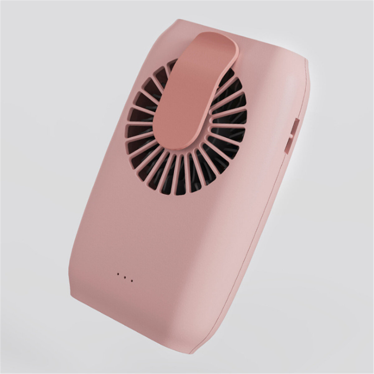 Waist Neck Hanging Fan USB Charging Portable Air Cooling Conditioner Power Bank