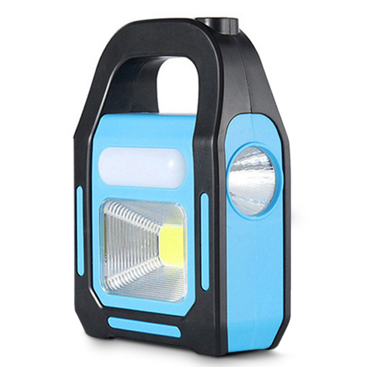 Lanterna Solar Portátil COB LED Lâmpada de Trabalho Holofote de Emergência USB Recarregável Lanterna Holofote para Caminhadas ao Ar Livre Camping