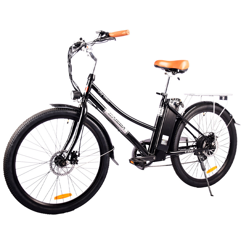 [EU DIRECT] KAISDA K6 10Ah 36V 350W 26*1.95 inch Electric Bicycle 40km Mileage Range 120kg Max Load Electric Bike