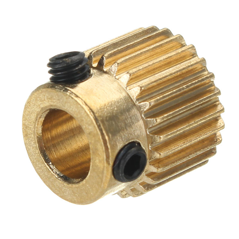 

JGAURORA® 26 Teeth 5mm Brass Extrusion Wheel Gear For 3D Printer
