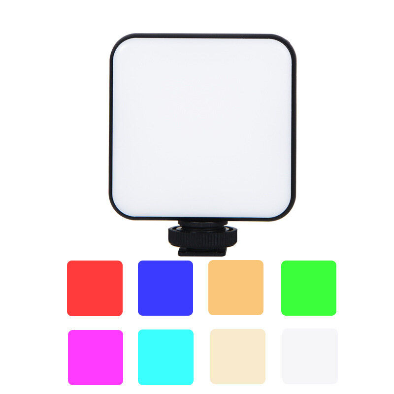 W64RGB Mobile Phone Vlog RGB Full Color LED Video Fill Light 2500-9000K Video Lamp Mini Fill Light f