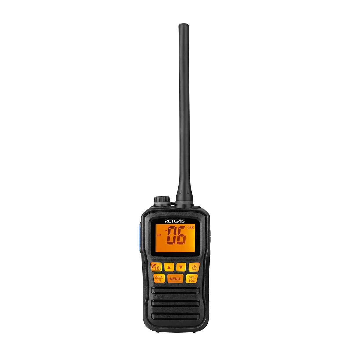 Retevis RM01 3W LCD VHF Marine Transceiver IPX7 Waterdichte Handheld Walkie Talkie Vlotterschip Talk