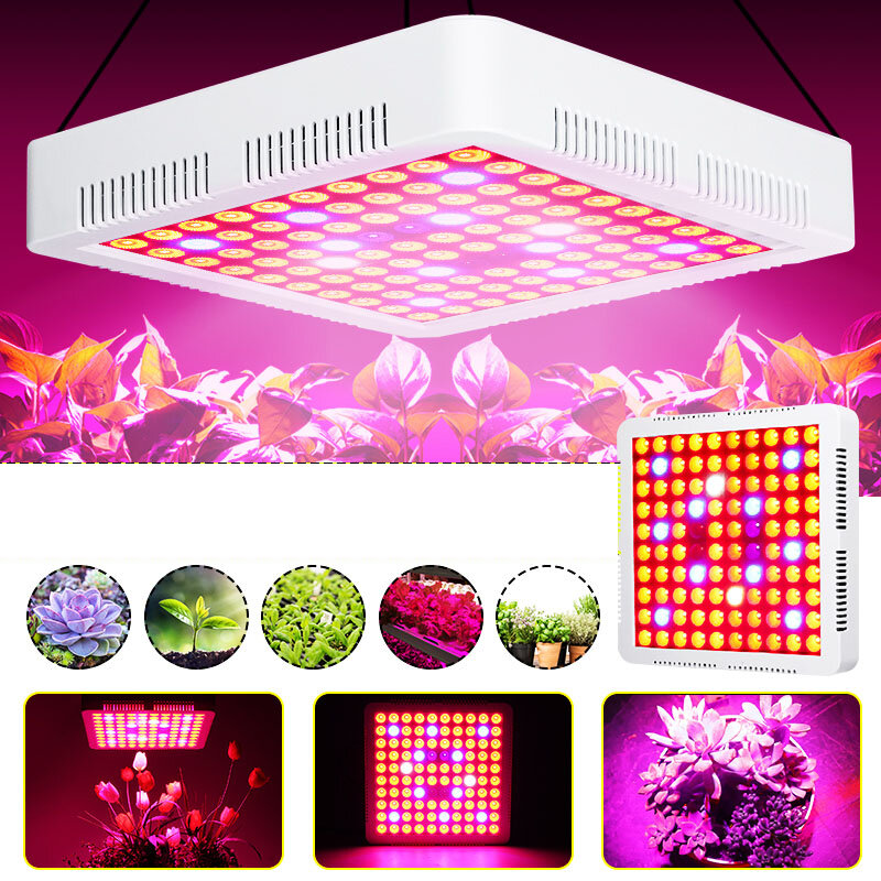 

85-265V 600W Full Spectrum LED Grow Light SMD3030 Growing Lamp IP55 Waterproof For Hydroponic Plant + 2 Fan