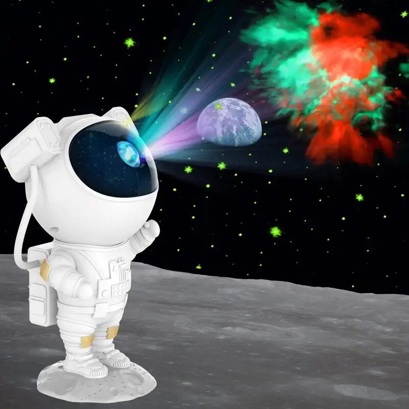 Astronaut Starry Sky Projector Adjustable Nebula Night Light Remote Star Galaxy Night Light For Bedroom Gaming Room Home