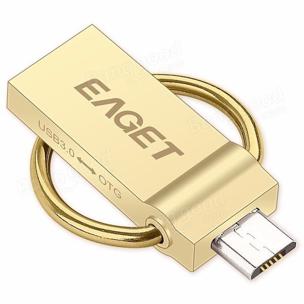 EAGET V90 USB 3.0 y Micro USB OTG Interfaz USB Flash Drive para Smartphone Ordenador portátil