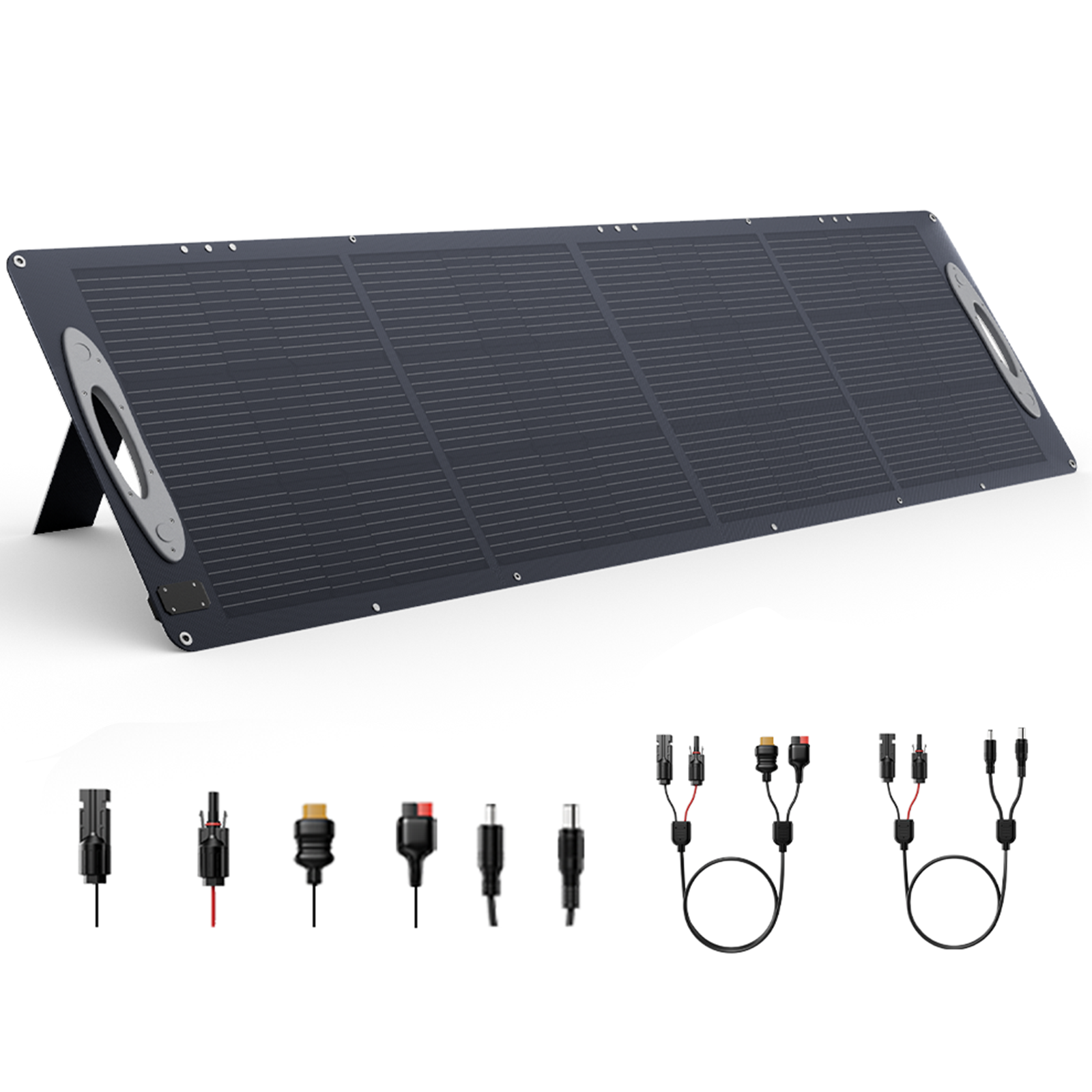 [UK direkte] VDL SC0201 200W ETFE solcellepanel 5V USB 20V DC solcellepaneler 23,5% Effektivitet Bærbart Sammenleggbar Solcellepanel for terrasse, bobil, utendørs camping strømbrudd Nødssituasjon