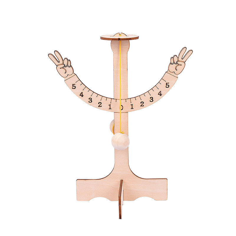 

Crabkingdom Galileo's Law Single Pendulum Wooden Small Science Experiment DIY Toy Set