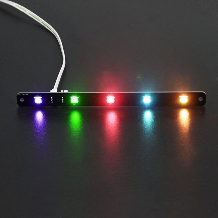 Programmable RGB Light Strip Expansion Board Colorful LED Module Supports Cascading Colorful Three-c