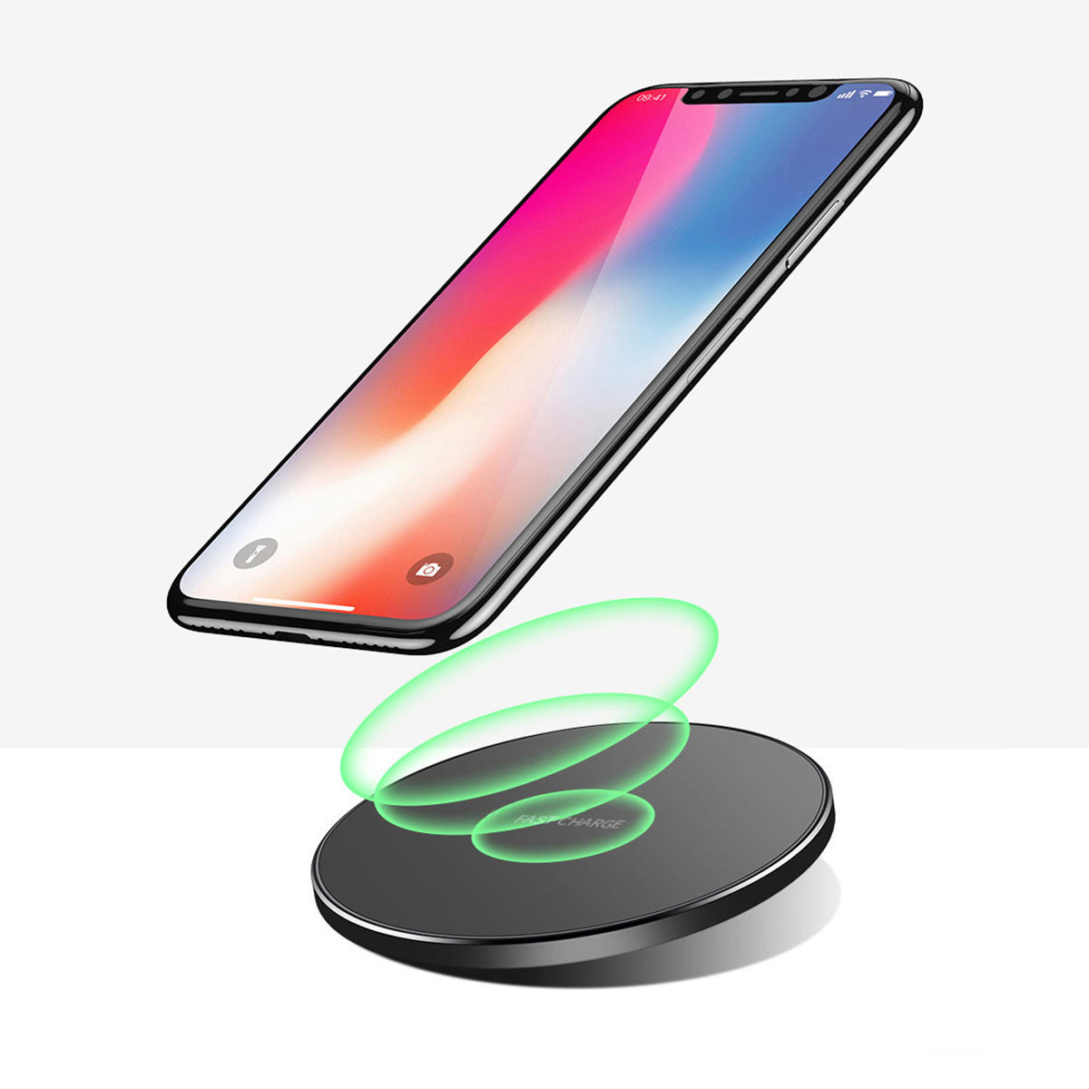 Bakeey 10W QI Wireless Charger Fast Charging Pad for Samsung for iPhone Huawei