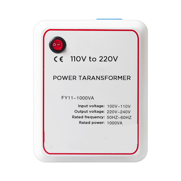1000W 110V to 220V Power Transformer Heavy Duty Step Up Voltage Converter Circuit Breaker Protection Travel Home