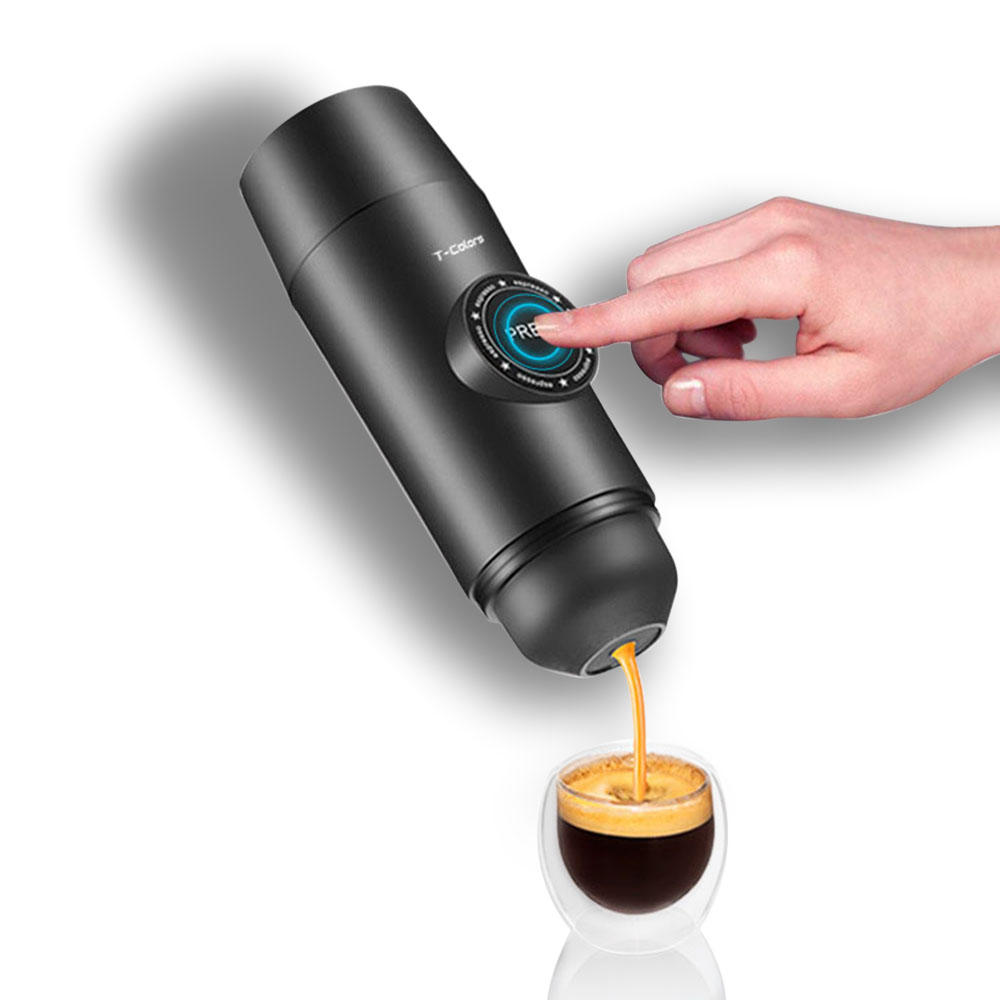 

T-colors CF-1701BC Portale ISB Charging 2 In 1 Mini Espresso Machine Concentrated Portable Capsule Coffee Machine