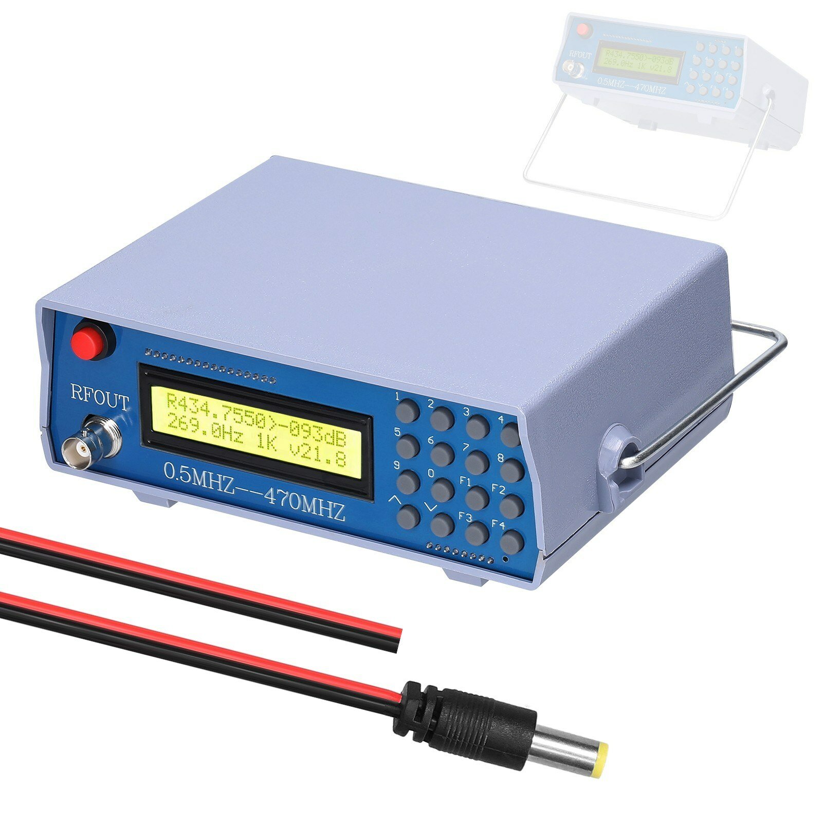 

0.5M-470M Radio Frequency Signal Source Generator Practical Debugging Instrument Tester for Frequency Modulation Interph