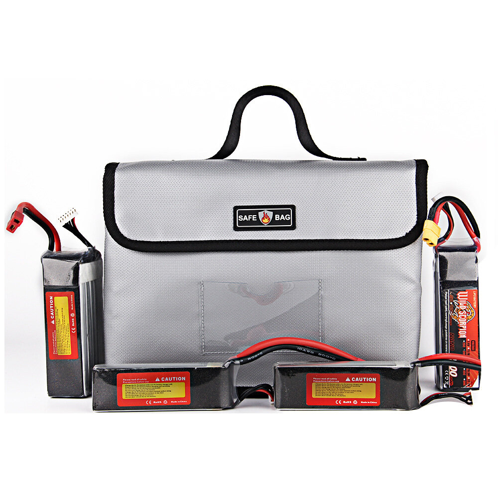 260*180*130mm Multifunctional Explosion-proof Bag Battery Safety Bag for Lipo Battery Charger