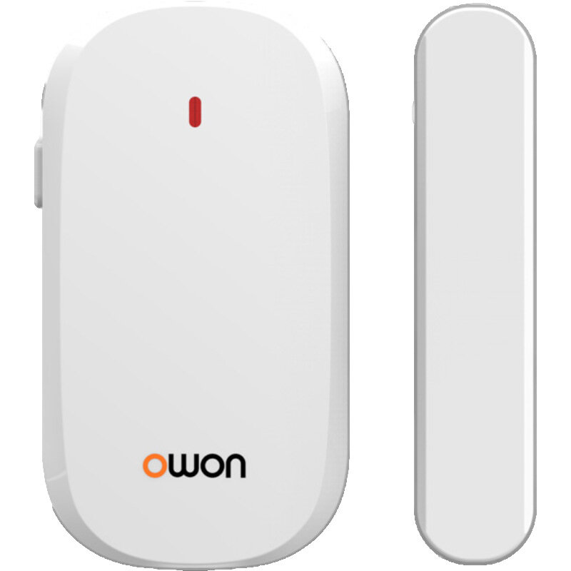 OWON ZB 2,4 GHz draadloze deur- en raamschakelaar Smart Door Magnetisch alarm gekoppeld aan licht / 