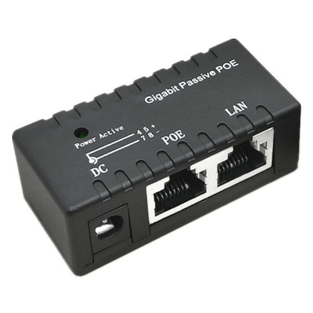 

Gigabit Ethernet PoE Network Switch Separator Splitter Network Hub POE Power Supply Box 3 Port DC12-52V