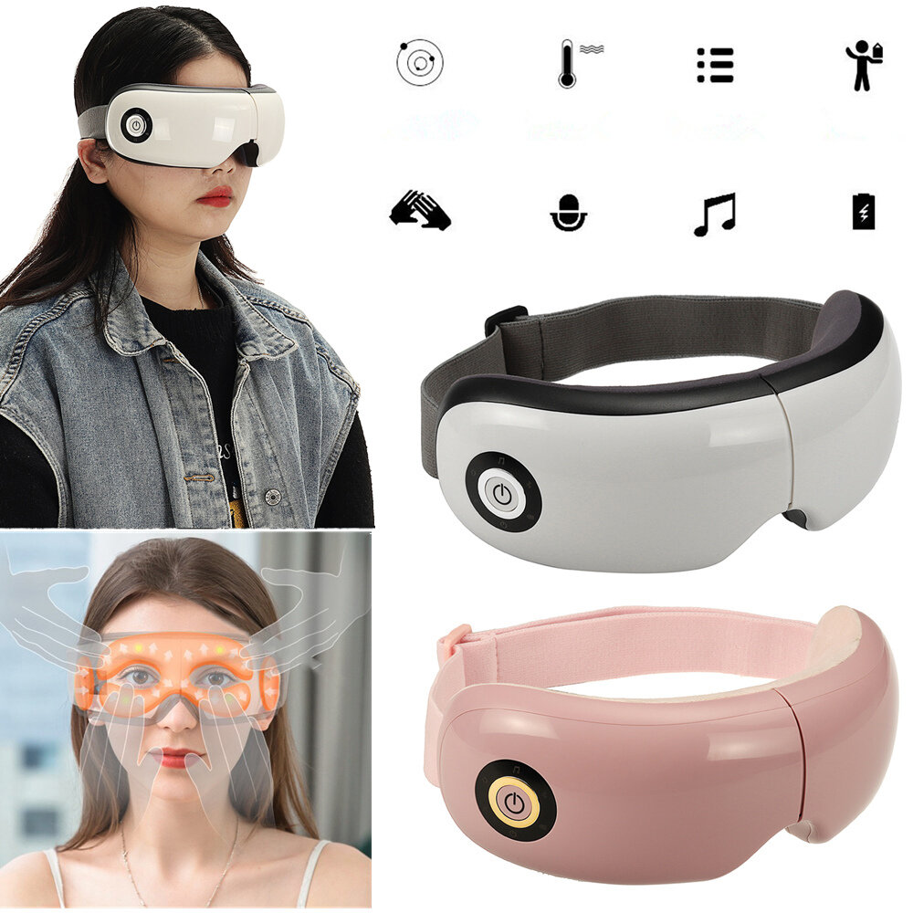 4D Eye Massager 3 Modes USB Electric 180? Foldable Eye Care Massage Shiatsu Massage Music Rhythm Eye