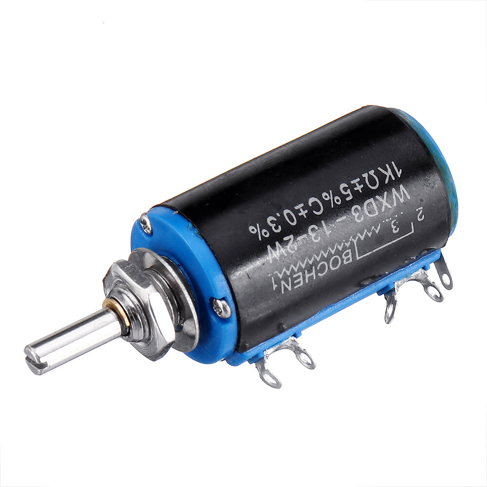 

3pcs WXD3-13-2W Precision Potentiometer 1KΩ 1K Ohm Wirewound Multi-Turn Potentiometer