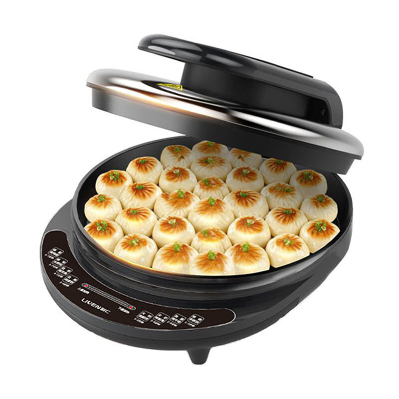 

LIVEN LR-J8345 Electric Baking Pan 1600W Crepe Maker Non-Stick Coating Toaster Mechanical Control Frying Machine from Ec